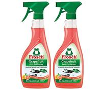 Frosch Limpiador de grasa de pomelo, paquete de 2 unidades (2 x 500 ml), botella con pulverizador