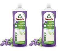Frosch - Limpiador Multiusos de Hogar Ecológico Lavanda, Elimina la Grasa y la Suciedad en General, Higienizante eficaz - Resultado Brillante y Duradero - 1 L (Paquete de 2)