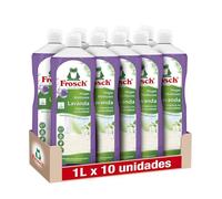 Frosch - Limpiador Multiusos de Hogar Ecológico Lavanda, Elimina la Grasa y la Suciedad en General, Higienizante eficaz - Resultado Brillante y Duradero - Pack 10 uds x 1L