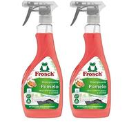 Frosch - Quitagrasas Desengrasante Ecológico Pomelo, Apto para Superficies Alimentarias, Elimina la Grasa sin Esfuerzo - 500 ml (Paquete de 2)