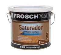 Froschemie Saturador Madera Exterior al Agua - Lasur para Suelos, Tarimas y Terrazas - Protector UV Poro Abierto No Película - Fácil Mantenimiento - Acabado Mate Natural Profesional | Incoloro | 2,5L