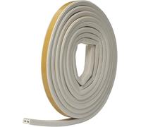 Frost King V27WA Extreme Rubber Weather-Strip Tape Cushioned Ribbed 1/2-Inch by 5/16-Inch by 10-Feet, White by Frost King