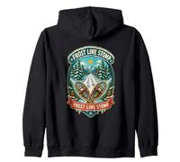 Frost Line Stomp Raquetas Sendero Bosque Invernal Sudadera con Capucha