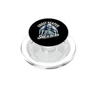 Frost Reaper - Esqueleto Azul Sunburst Gothic Ice Death PopSockets PopGrip para MagSafe
