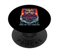 Frosted Beard Fire in The Cooler PopSockets PopGrip Adhesivo