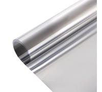 Frosted Glass Film, Privacy Window Sticker - Light Diffuser for Apartment | Transparent Vinyl with Static Grip, Heat Blocking Design, Reusable Decorative Film for Kitchen Bedroom Study 19.69x39.37 in