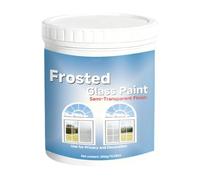 Frosted Glass Paint | 350g Privacy Masking Film With Brush | Window Privacy Paint | For Home Kitchen Bathroom Sliding Door Apartment Restaurant Hotel Dorm Indoor Outdoor School Boys Room Offices Garde