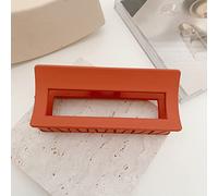 Frosted Hollow Square Peinado Clip Maquillaje Peinado Accesorios Mujer Verano Plástico,10