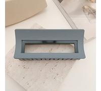 Frosted Hollow Square Peinado Clip Maquillaje Peinado Accesorios Mujer Verano Plástico,12