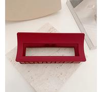 Frosted Hollow Square Peinado Clip Maquillaje Peinado Accesorios Mujer Verano Plástico,3