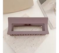 Frosted Hollow Square Peinado Clip Maquillaje Peinado Accesorios Mujer Verano Plástico,4