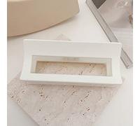 Frosted Hollow Square Peinado Clip Maquillaje Peinado Accesorios Mujer Verano Plástico,5