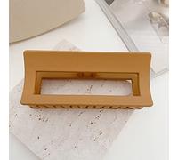 Frosted Hollow Square Peinado Clip Maquillaje Peinado Accesorios Mujer Verano Plástico,9
