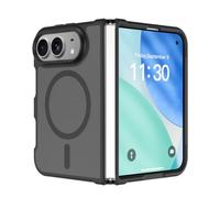 Frosted Magnetic Case for iPhone 18 Duo Compatible with Magsafe (Black) | Protective Cover with Shockproof TPU Frame, Raised Camera & Screen Protection, Slim Fit Phone Cas