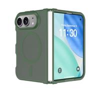 Frosted Magnetic Case for iPhone 18 Duo Compatible with Magsafe (Green) | Protective Cover with Shockproof TPU Frame, Raised Camera & Screen Protection, Slim Fit Phone Cas