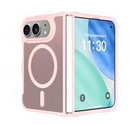 Frosted Magnetic Case for iPhone 18 Duo Compatible with Magsafe (Pink) | Protective Cover with Shockproof TPU Frame, Raised Camera & Screen Protection, Slim Fit Phone Cas