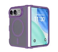 Frosted Magnetic Case for iPhone 18 Duo Compatible with Magsafe (Purple) | Protective Cover with Shockproof TPU Frame, Raised Camera & Screen Protection, Slim Fit Phone Cas