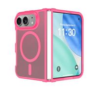 Frosted Magnetic Case for iPhone 18 Duo Compatible with Magsafe (Red) | Protective Cover with Shockproof TPU Frame, Raised Camera & Screen Protection, Slim Fit Phone Cas
