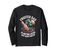 Froster Dad plantando semillas que crecen para siempre Día del Padre Da Manga Larga