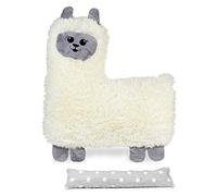 Froster Hugpaca - Almohada térmica Eco Alpaca, almohada térmica abrazable, regalo para mujer, cálida llama, suave