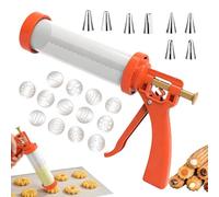 Frosting Piping Tips, Floral Cream Injector Dessert Shaping Mold | Cookie Press Kit, Home Use, Butter Piping , Melt-in-your-mouth Nozzle,Cake Tips Set For Kitchen Snack Dough Cookie Party