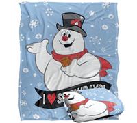 FROSTY THE SNOWMAN Blanket, 152 x 127 cm I Love Snowdays Silky Touch Super Soft Throw Blanket