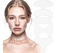 FrostyFlair Parches de Silicona contra Arrugas, 11 Parches de Silicona Reutilizables para el Rostro