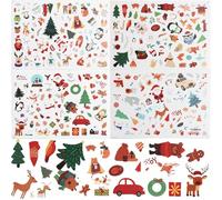 Frostyflair Set de Pegatinas de Navidad, 274 Piezas Autoadhesivas para Tarjetas, Pegatinas Navideñas para Scrapbooking, Diarios, Álbumes de Fotos, Regalos, Cartas