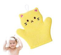 Frota el cuerpo de los niños, guantes de lavado del cuerpo de baño animales, artefacto de baño niños, el baño de niños no hace daño a la piel, guantes de barro frotados en la espalda del niño,