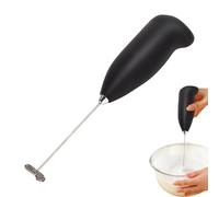 Frother de leche - Máquina eléctrica | Frente de café | Fabricante de espuma eléctrica portátil de bebidas de acero inoxidable mezclador de latas Cappuccino Lunafro leche de vapor y risca