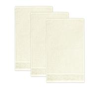 Frottana Pearl - Juego de 3 Toallas para Invitados (30 x 50 cm, 100% algodón), diseño de Flores