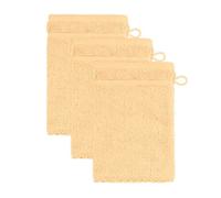 Frottana Pearl - Manoplas de baño de 100% algodón, 15 x 20 cm, 3 Unidades