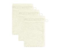 Frottana Pearl - Manoplas de Lavado (15 x 20 cm, 100% algodón, 3 Unidades)
