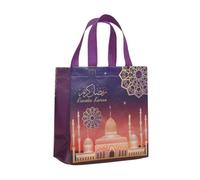 FROVOL Ramadán - Bolsas de regalo no tejidas para caramelos, galletas, aperitivos, caja de embalaje de Eid, musulmán, Mubarak, suministros para festivales islámicos