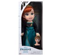 Frozen 2 anna - muñeca anna con traje de epílogo iónico, par de zap