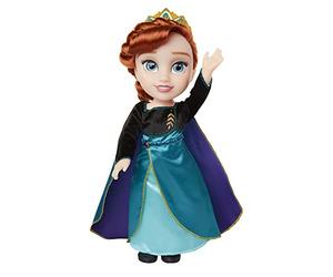 Frozen 2 Anna - Muñeca Anna con Traje de epílogo iónico, par de Zapatos y Pendientes, 35,5 cm, para niñas a Partir de 3 años
