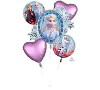 Amscan Anagram 4038901 - Ramo de globos de aluminio de Frozen de Disney (5 unidades)