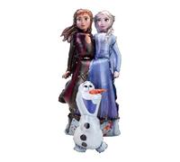 Amscan 4039201 - Globo Airwalker Frozen 2, 1 pieza, tamaño 68 x 147 cm, se puede rellenar con helio, el globo se mantiene en el suelo, Anna, Elsa y Olaf, regalo, decoración, habitación infantil