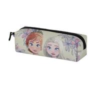 Frozen 2 Emotion-Estuche Portatodo Cuadrado Fan 2.2, Beige, 22 x 9 cm