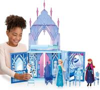 Disney Frozen, Palacio portátil de Hielo de Elsa, Castillo de Juguete, Casa de muñecas, A Partir de 3 años, Multicolor