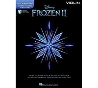 Hal Leonard – Partitura para violín: Frozen 2 – Play-Along instrumental, incluye audio descargable