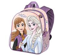 Disney Frozen 2 Yourself-Mochila 3D Pequeña, Rosa, 26 x 31 cm, Capacidad 8.5 L