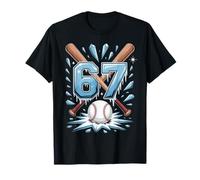 Frozen Baseball 67 Ice Sports Number Winter Style Camiseta