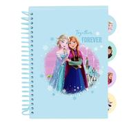 FROZEN - Bloc de Notas A5, Libreta, Cuadernos en Edad Escolar, 14.8x21 cm