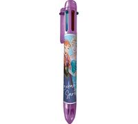 FROZEN - Bolígrafos multicolores 6 en 1 retráctiles con diseño de arco iris, 6 colores, bolígrafo novedoso para niños, oficina, escuela, suministros escolares, estudiantes, niños, regalo de Disney a