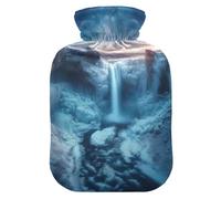 Frozen - Botellas de agua caliente con cubierta suave, calentador de pies y manos, botellas de calor para calambres menstruales, alivio del dolor, 1 litro