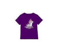 Frozen Bruni Fire Spirit is Bringin' The Heat Unisex Kids T Shirt Camiseta, Morado (, 5-6 años para Niños