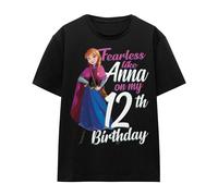 Frozen Camiseta Fearless Like Anna 12 Cumpleaños para Adultos Unisex (TV17360)