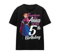 Frozen Camiseta Fearless Like Anna 5 Cumpleaños para Adultos Unisex (TV17363)