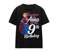 Frozen Camiseta Fearless Like Anna 9 Cumpleaños para Adultos Unisex (TV17343)